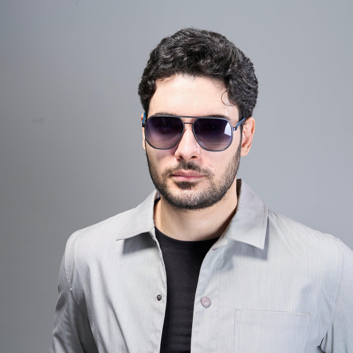 Aviateur Bleu | Polarized Sunglasses - SPX3375