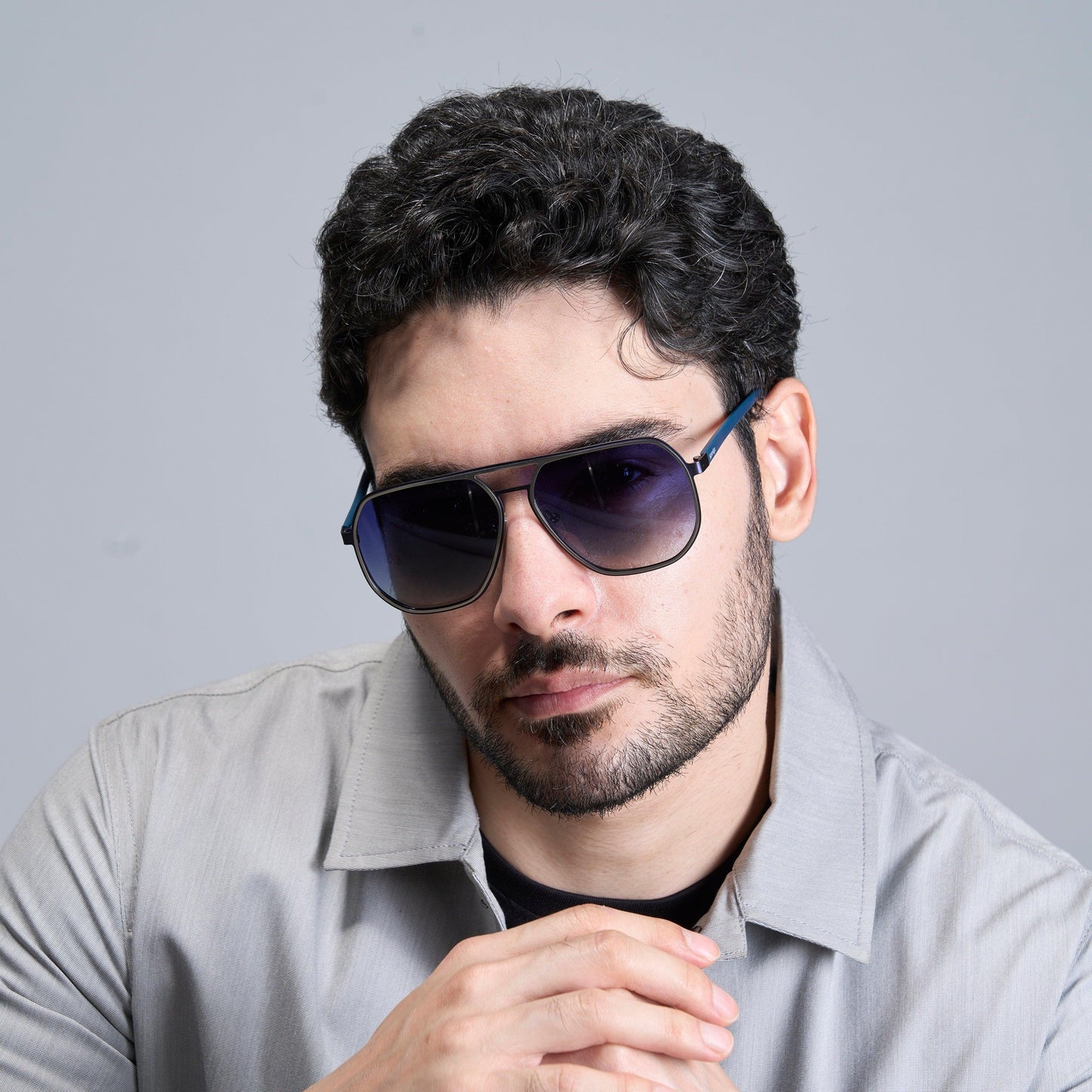 Aviateur Bleu | Polarized Sunglasses - SPX3375