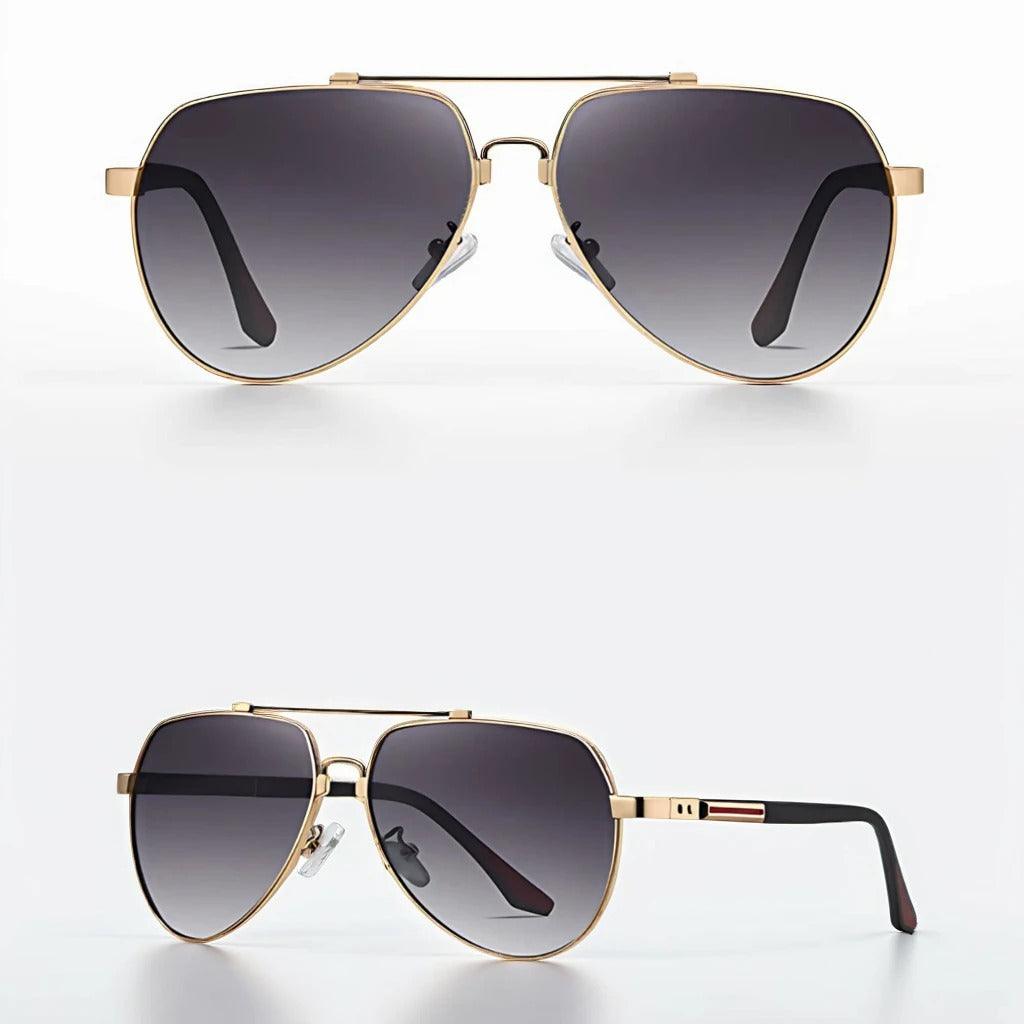 Aviateur Gold | Polarized Sunglasses - SPX8527