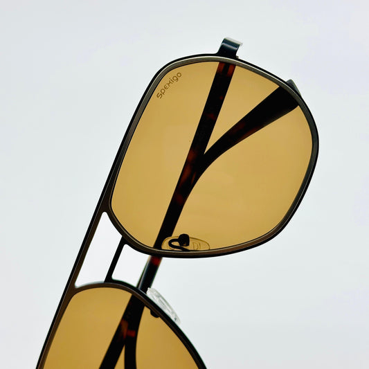 Aviateur Marron | Polarized Sunglasses - SPX3375