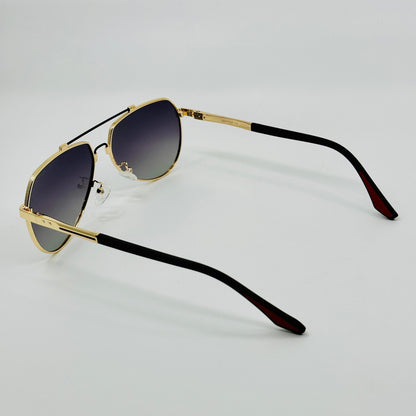 Aviateur Gold | Polarized Sunglasses - SPX8527